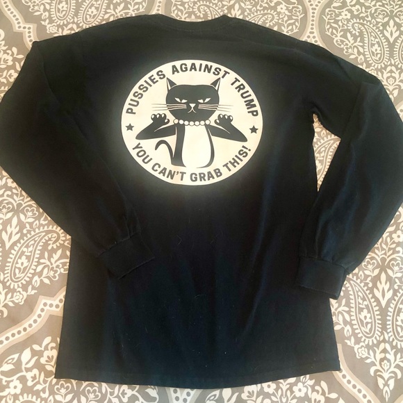 TRUMP t-shirt “Can’t Grab This” adult long sleeve - Picture 2 of 4